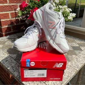 New Balance 608v Wide Pink and White 8 1/2D